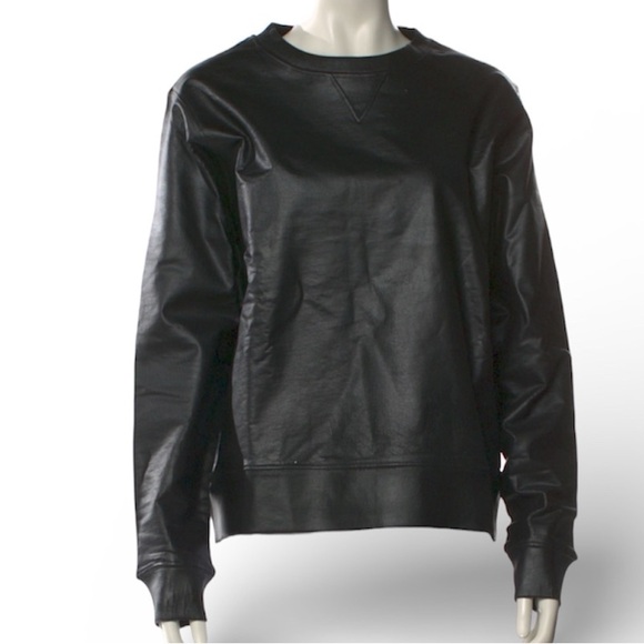 Diesel Black Gold Sweaters - Diesel Coated Fleece Sweatshirt